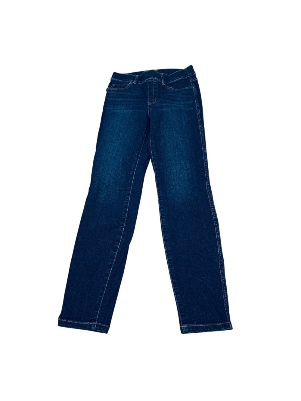 Spanx Womens Medium Blue Skinny Jeans Jegging Stretch Denim Mid-Rise 29 Waist